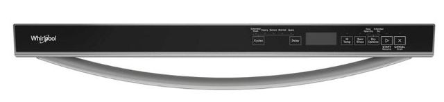 Whirlpool® 24" Fingerprint Resistant Stainless Steel Top Control Built In Dishwasher-2