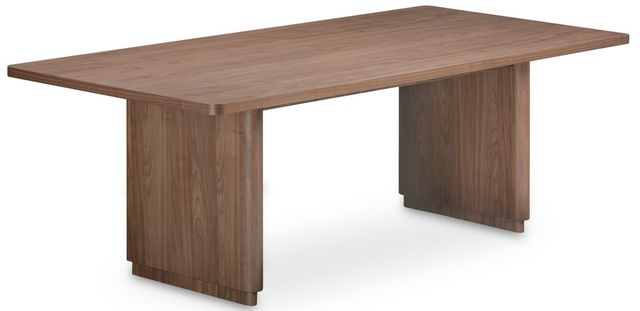 Moe's Home Collection Round Off Walnut 88" Dining Table-0