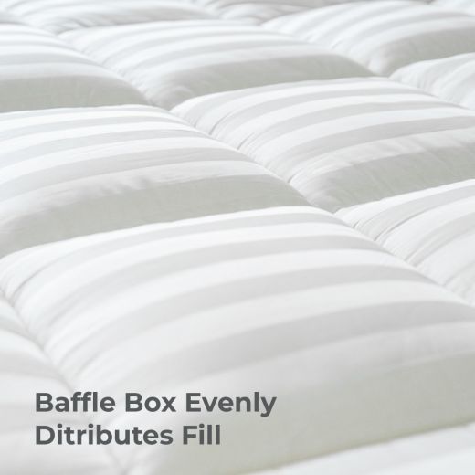 Cariloha White Full/Queen High-Loft Bamboo Duvet Comforter-3