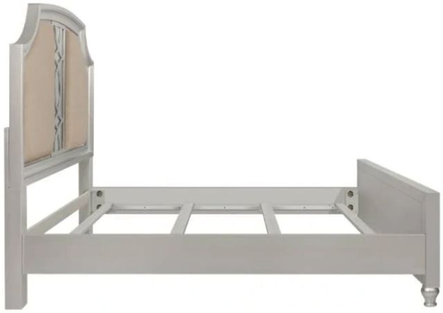 New Classic® Home Furnishings Reflections Matte Silver California King Panel Bed-3
