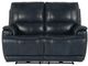 Bassett® Furniture Club Level Burlington Navy Power Reclining Loveseat-1