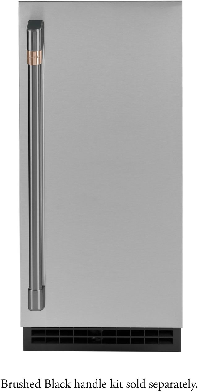 Café™ Brushed Black Ice Maker Handle Kit-1