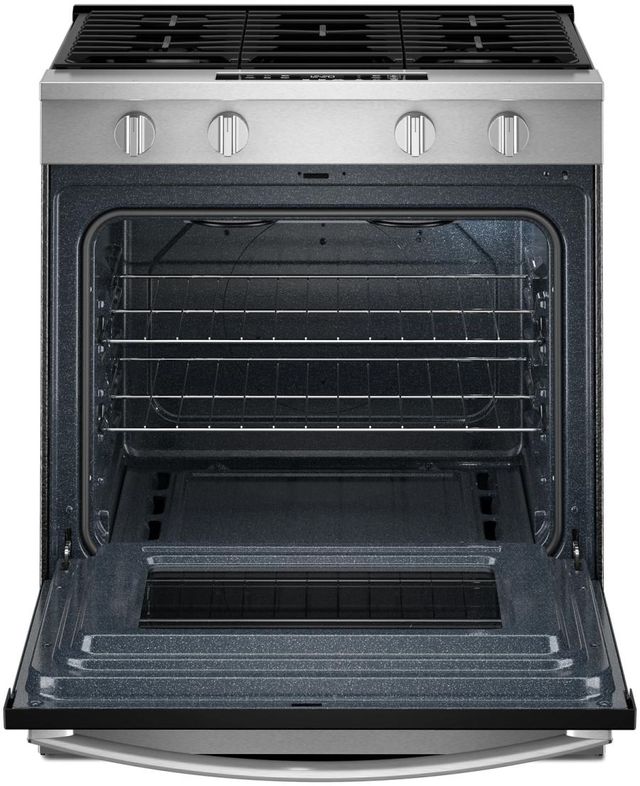 Whirlpool® 30'' Stainless Steel Smart Slide-In Gas Range with No Preheat Mode-2
