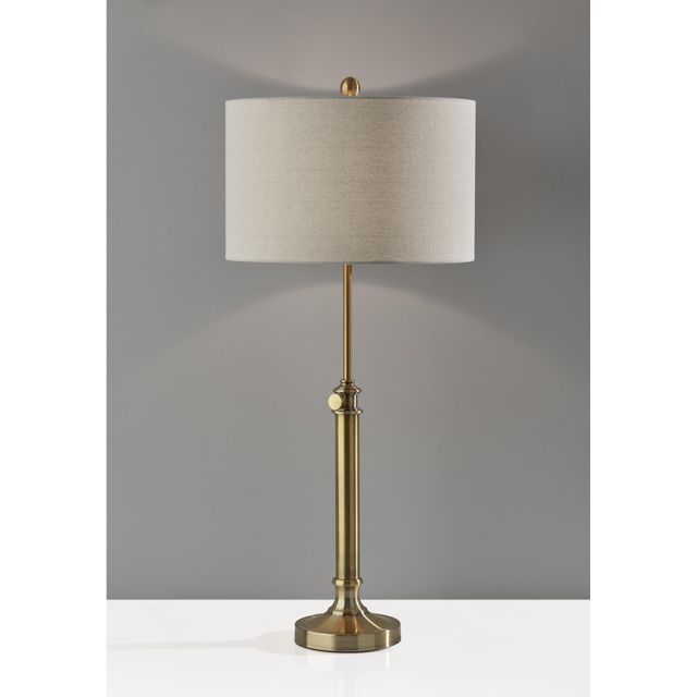 Adesso® Barton Antique Brass Table Lamp-0