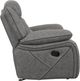 Coaster® Higgins Gray Reclining Sofa-2