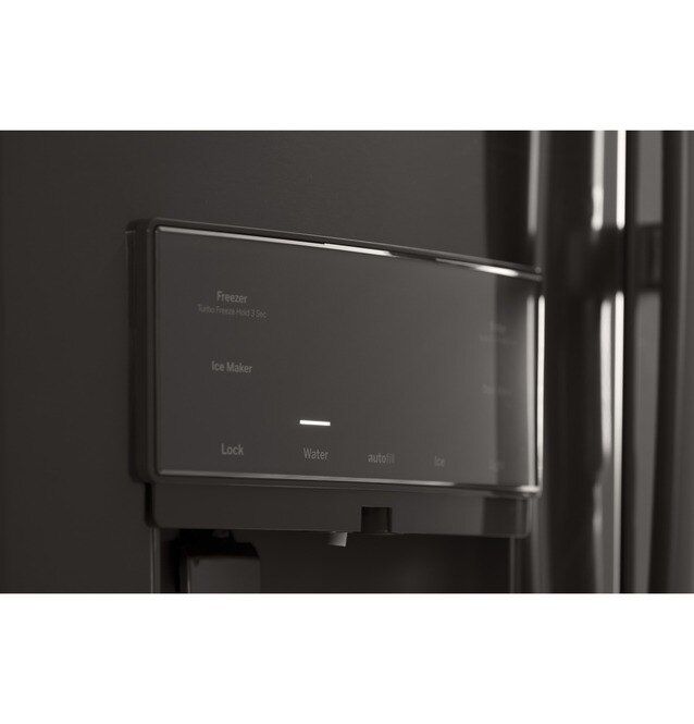 GE Profile™ 36 in. 27.8 Cu. Ft. Black Stainless Steel French Door Refrigerator-7