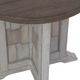Liberty Furniture River Place Tobacco Chairside Table with Riverstone White Base-4