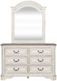 Liberty Furniture Magnolia Manor 3-Piece Antique White Youth Full Upholstered Bed Set-1