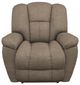 La-Z-Boy® Maverick Brownstone Power Rocking Recliner with Headrest and Lumbar-1