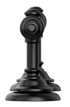 KOHLER® Artifacts® Matte Black Lever Bathroom Sink Faucet Handles-2