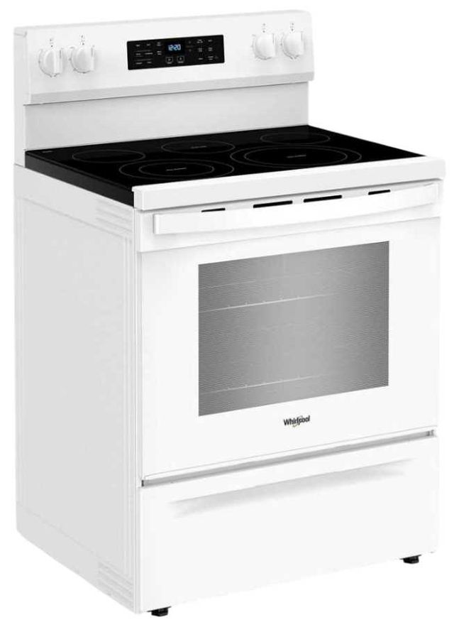 Whirlpool® 30" White Freestanding Electric Range -2