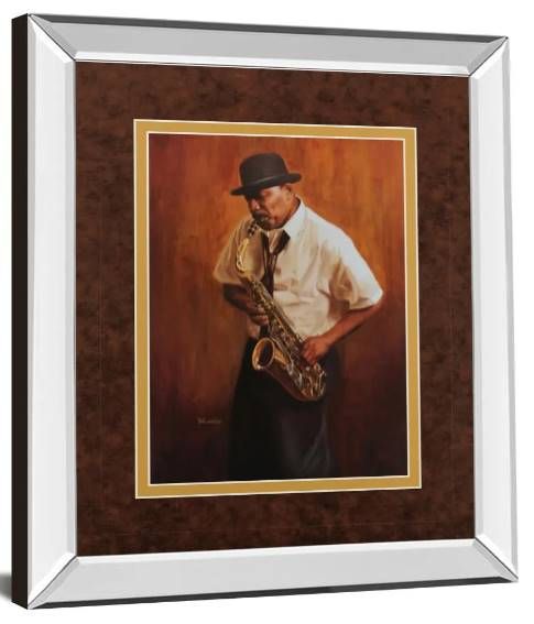 Classy Art Sax Man by Delancy Wall Art-1