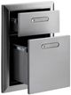 LYNX® Professional Ventana 16" Stainless Steel Double Drawer-1