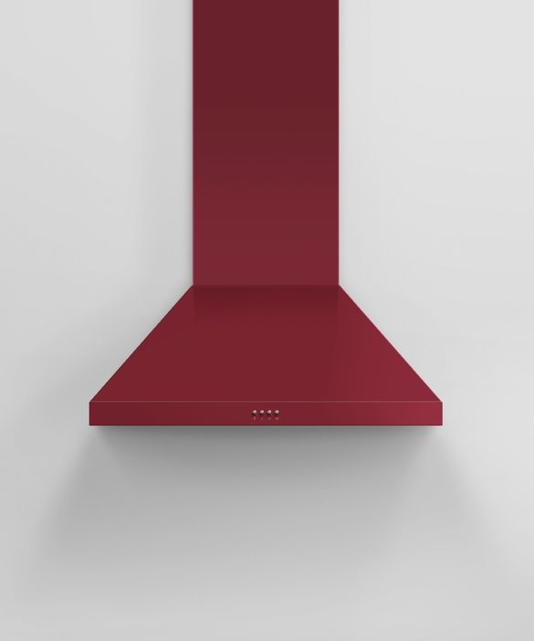 Fisher Paykel Series 7 30" Red Wall Mounted Range Hood-2