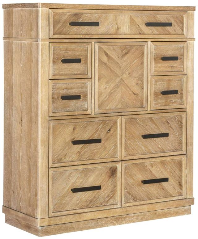 Legacy Classic Torrance Aged Driftwood Drawer Chest with Door-0