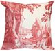 Stylecraft Beige/Red Designer Pillow-0