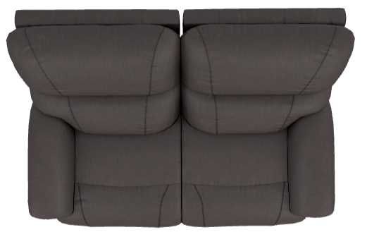 La-Z-Boy® Trouper Walnut Leather Power Reclining Loveseat with Headrest-4