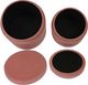 TOV Furniture by TOV Slashed Set of 2 Blush Kris Storage Ottomans-3