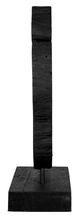 A & B Home Neutral Black Teak Wood Decorative Sculpture with Stand-2