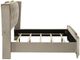 Coaster® Lorient Camel/Ivory Eastern King Upholstered Panel Bed -4