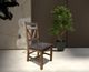 International Furniture Direct Loft Brown Brown/Gray Dining Side Chair-1