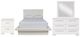 New Classic® Home Furnishings Sapphire 4-Piece White King Panel Bedroom Set-0