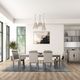 Furniture of America® Gristalt 7-Piece Gray/Stone Gray Dining Table Set-1