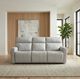Liberty Furniture Chase Oslo Gray Triple Power Zero Gravity Reclining Sofa-2