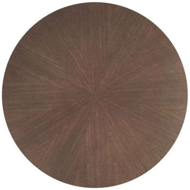 Elements International Santa Barbara Walnut Round Dining Table-4