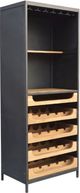 Moe's Home Collection Chef's Natural Teak Wine Bar-2