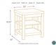 Signature Design by Ashley® Gavelston Rubbed Black Square End Table-3