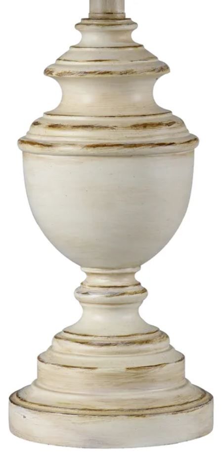 Stylecraft Old White Distress Table Lamp-1