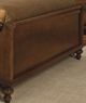 Durham Furniture Savile Row Barley Queen Sleigh Bed With Low Footboard-1