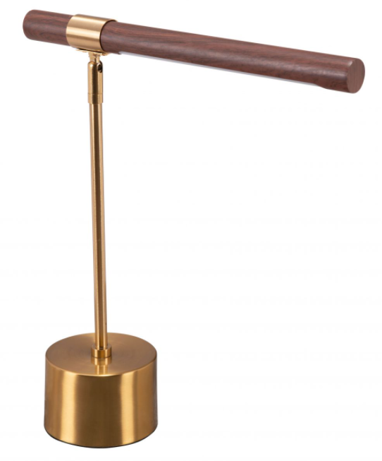 Zuo® Modern Kippy Walnut Table Lamp-0