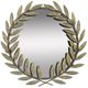 A & B Home Laurel Gold Wall Mirror-2