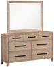 Parker House® Breckenridge Mocha Medium Brown Dresser and Mirror-0