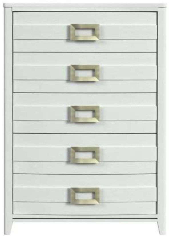 Elements International Tobias White Chest-3