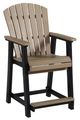 Signature Design by Ashley® Fairen Trail 5-Piece Black/Driftwood Outdoor Dining Set-2