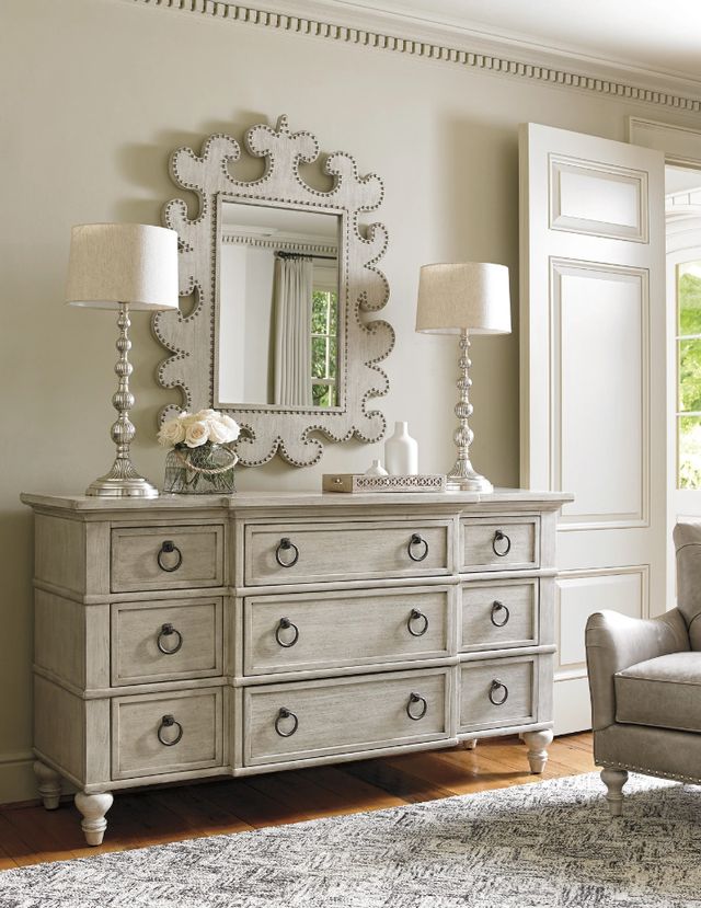 Lexington Home Oyster Bay Barrett White Triple Dresser-2