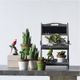A & B Home Brown/Green/White Ceramic Plant Decorate-1