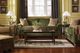 La-Z-Boy® Pembroke Charcoal Ottoman with Brass Nailhead Trim-3