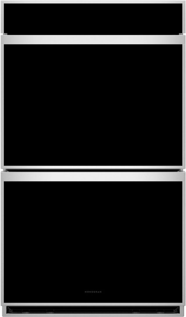 Monogram® Minimalist Collection 30" Stainless Steel Double Electric Wall Oven-3