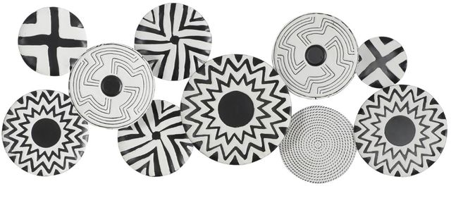 Deco Marche Black Plate Wall Decor-0