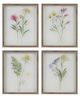 Olliix by Madison Park Blooming Traces Floral 4 Pieces Multi UV Printed Shadowbox Wall Art Set-0