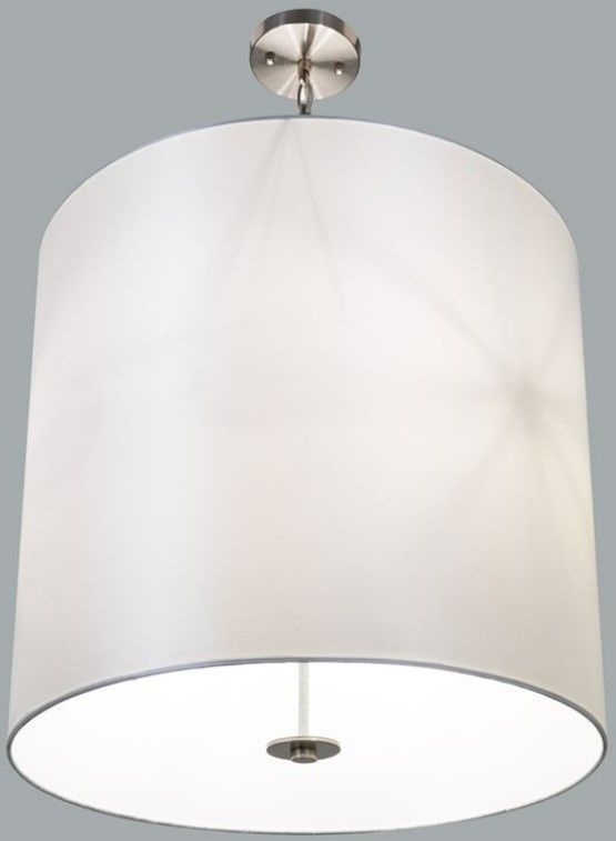 YHD Lyell Forks Pristine White/Satin Steel 5-Light Pendant Lighting-1