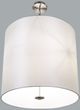 YHD Lyell Forks Pristine White/Satin Steel 5-Light Pendant Lighting-1