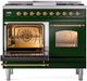 Ilve® Nostalgie II Series 40" Emerald Green Pro Style Dual Fuel Range-2