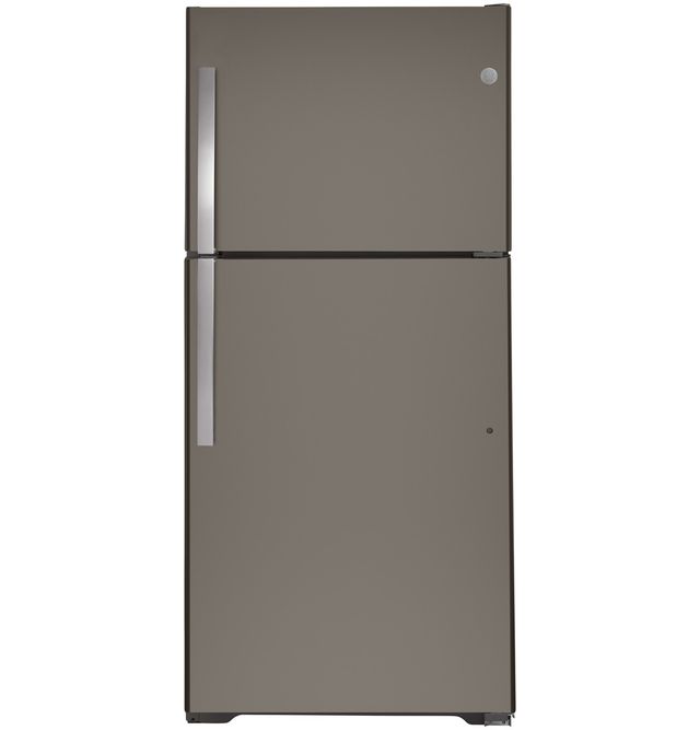 GE® 30" 19.1 Cu. Ft. Slate Top Freezer Refrigerator-0
