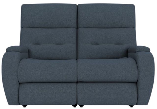 Flexsteel® Customizable Strait Power Reclining Loveseat with Power Headrests-2