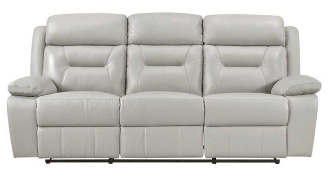 Homelegance® Laconia Silver Double Manual Reclining Sofa-2